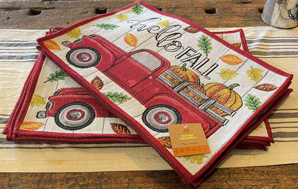Harvest Collection “Hello Fall” Placemats