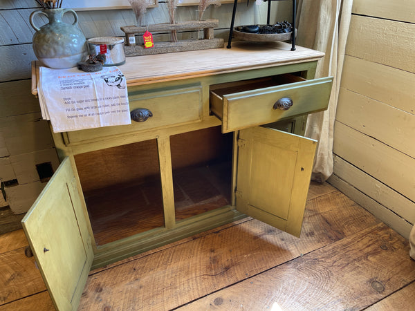 Vintage Sideboard Buffet | Sun Dried Olive