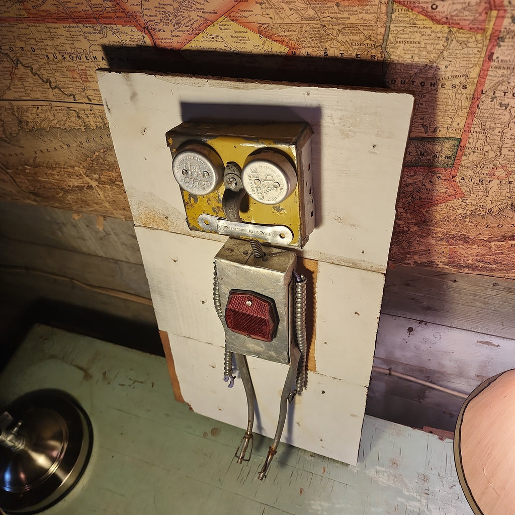 Handcrafted Metal Robot Folk Art Sculpture - 8 – Artwork by The Olde 1840