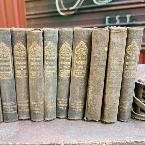 1839 School District Library Book Set