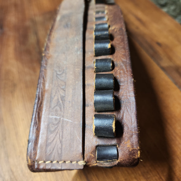 Antique Leather Ammunition Belt