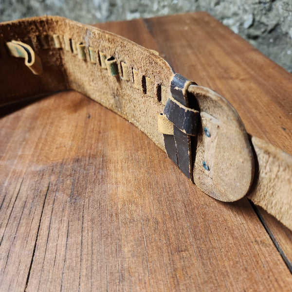 Antique Leather Ammunition Belt