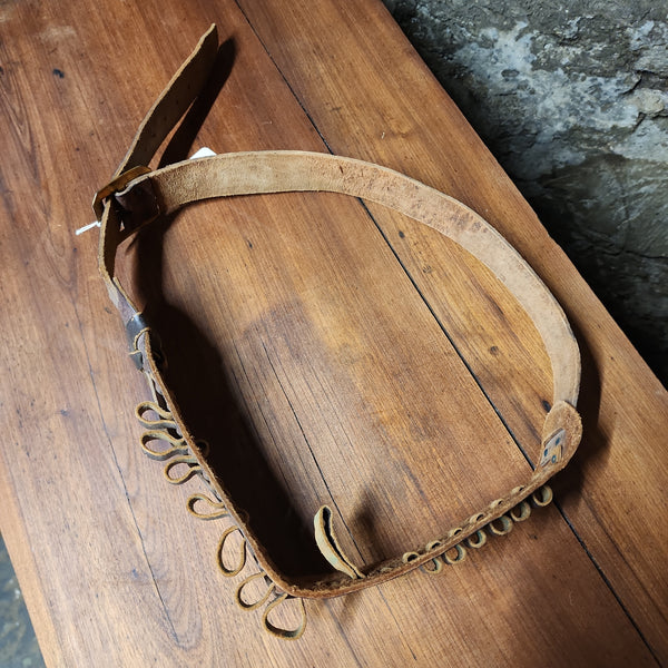 Antique Leather Ammunition Belt