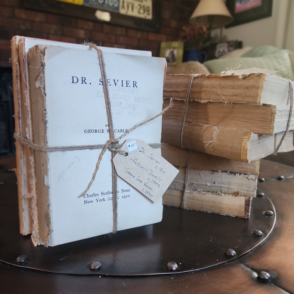 3-Antique Book Bundle by The Olde 1840