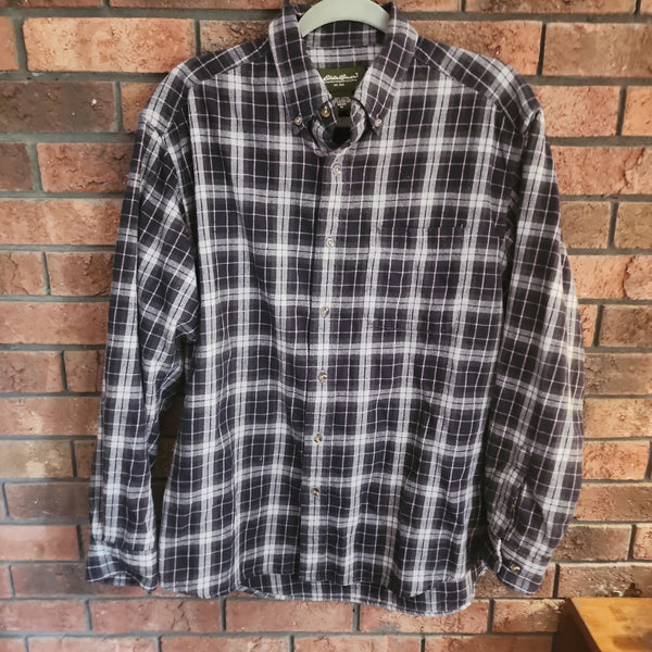 Eddie Bauer Medium Classic Fit Flannel Shirt