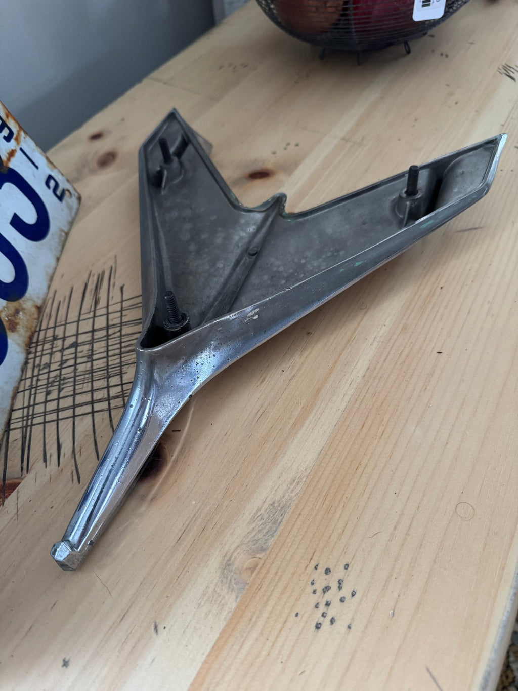 1956 Chevrolet Bel Air Jet Bird Hood Ornament OEM Chevy original 3731752C - 2 Rare – Decor by The Olde 1840