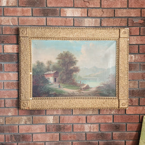 19th Century Oil on Canvas Painting