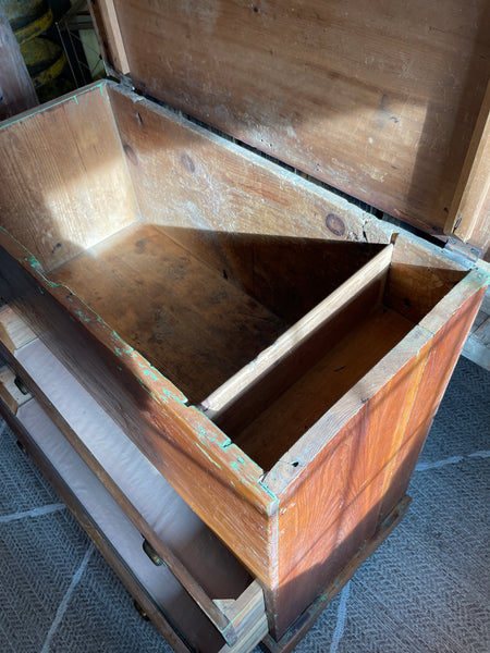 Antique Pine Blanket Chest