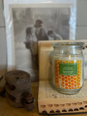 Honey and Vanilla Scented Candle