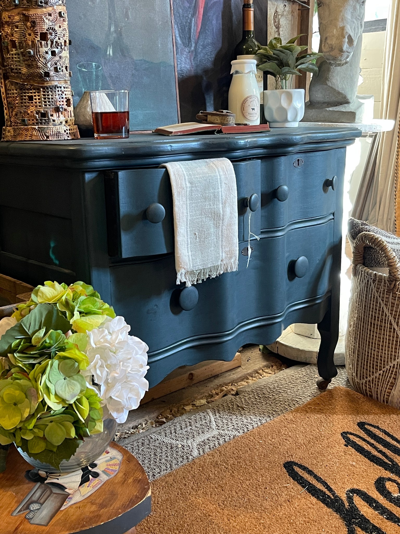 Vintage Painted Accent Dresser
