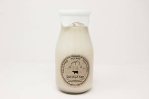 Milk Bottle Soy Candle | Quilted Sky