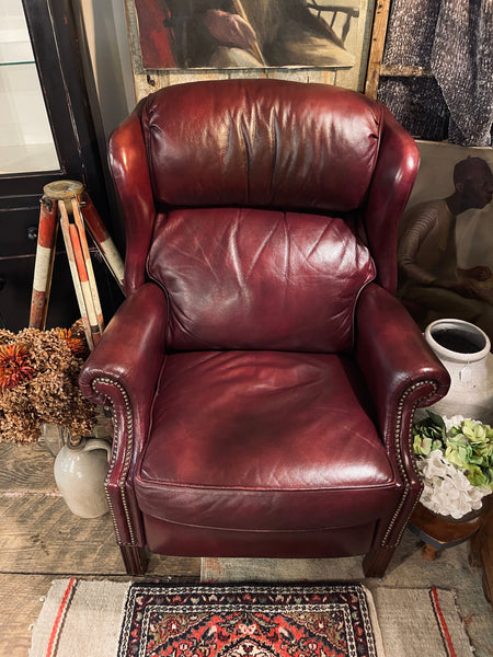 Bradington Young Chippendale Hi-Leg Recliner
