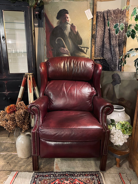 Bradington Young Chippendale Hi-Leg Recliner