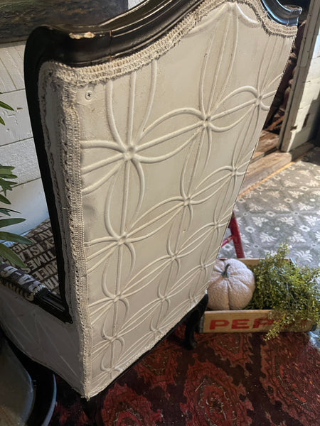 Reupholstered Vintage Accent Chair