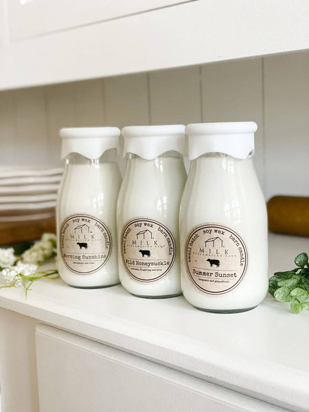 Milk Bottle Soy Candle | Serenity