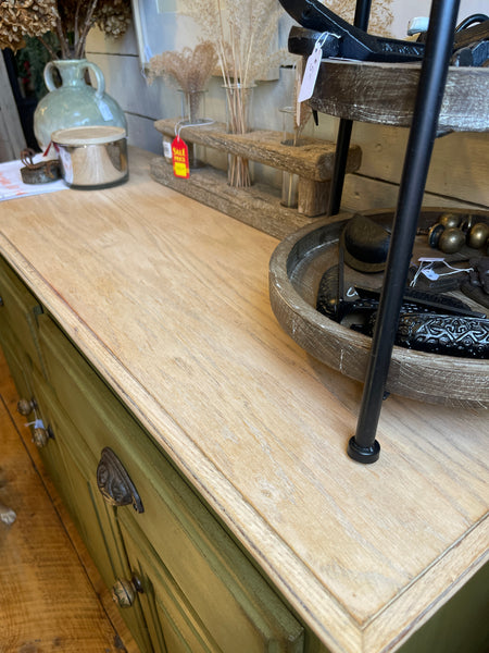 Vintage Sideboard Buffet | Sun Dried Olive