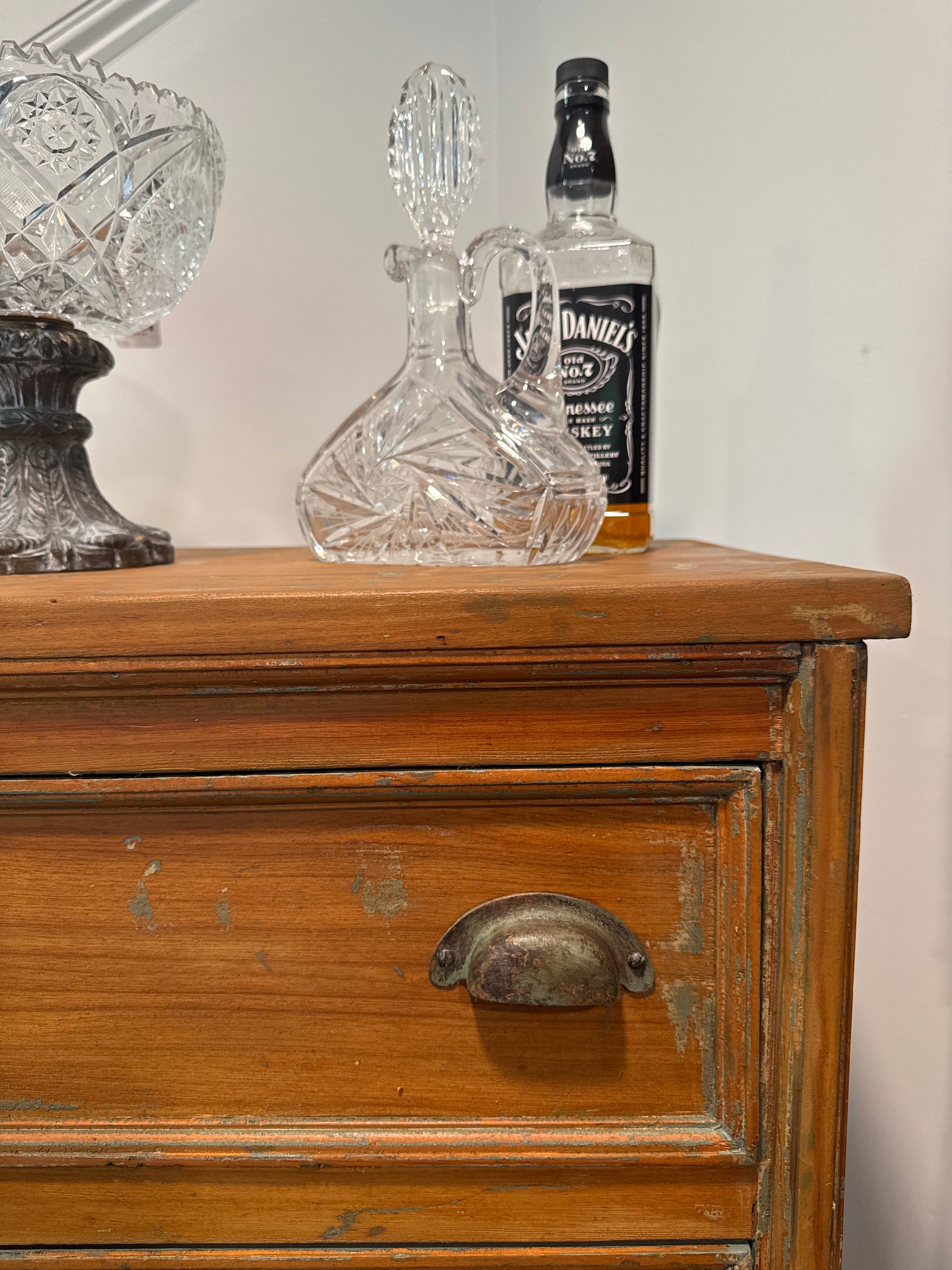 Vintage Primitive Apothecary / General Store Cabinet