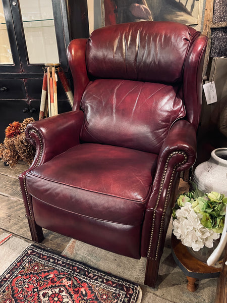 Bradington Young Chippendale Hi-Leg Recliner