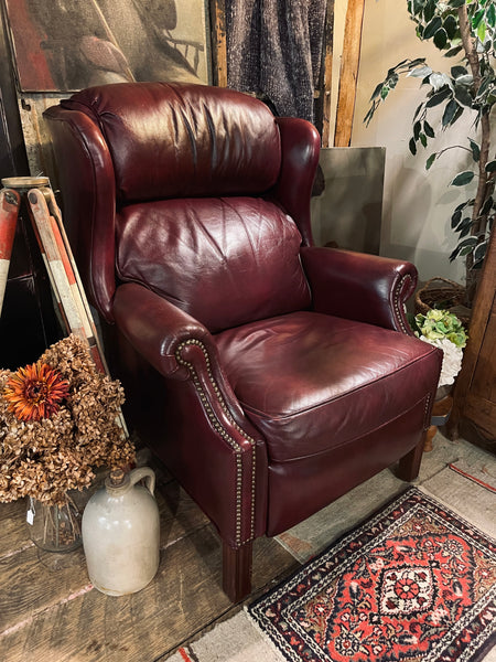 Bradington Young Chippendale Hi-Leg Recliner
