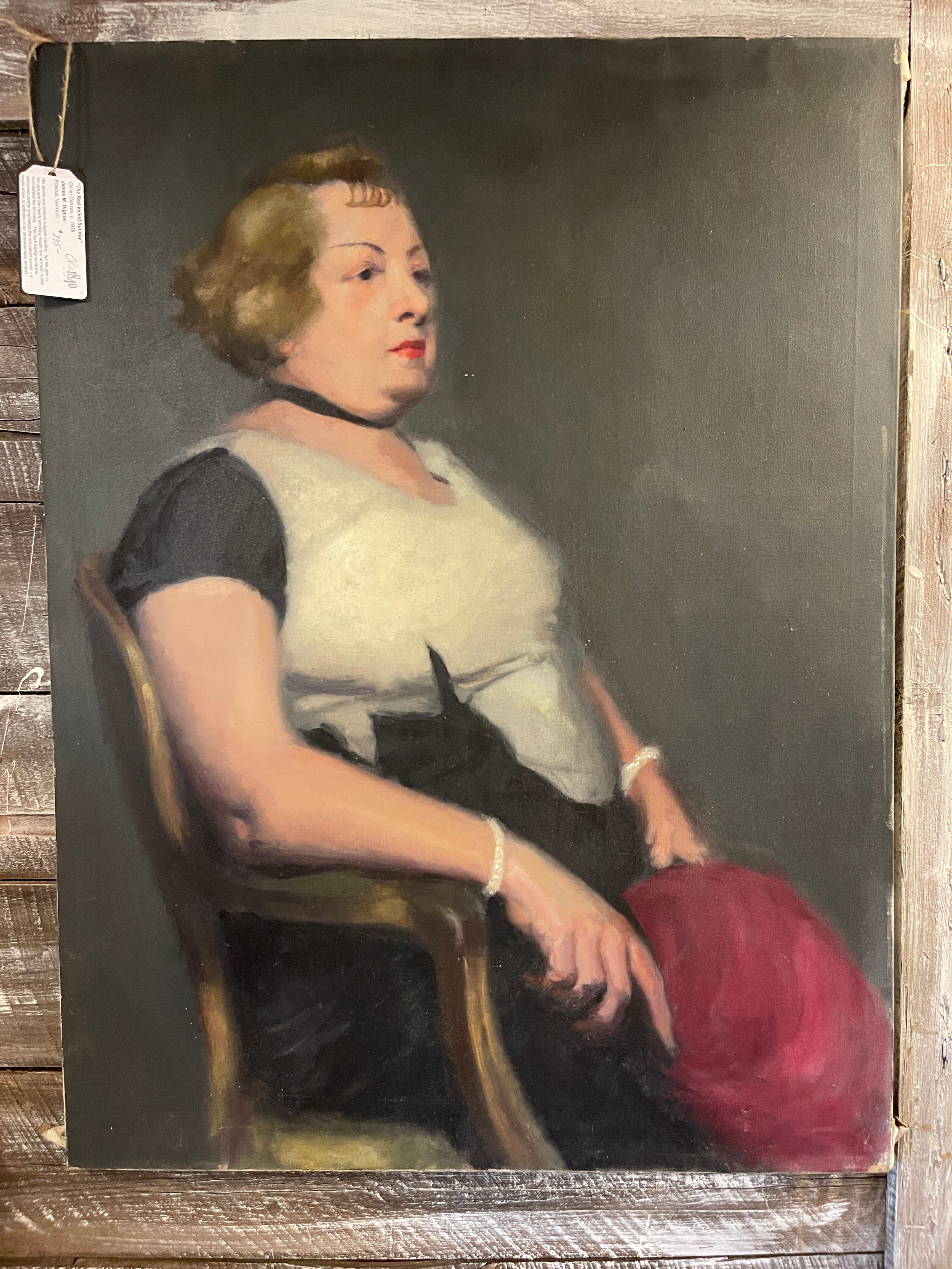 Art Work | Oil on Canvas | The Red Velvet Sunday – Artwork by The Olde 1840