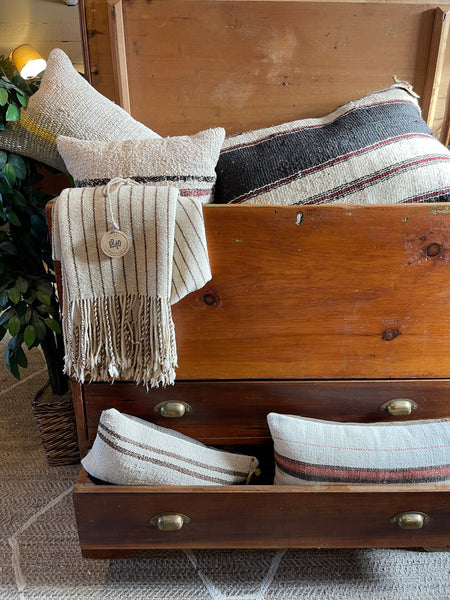 Antique Pine Blanket Chest