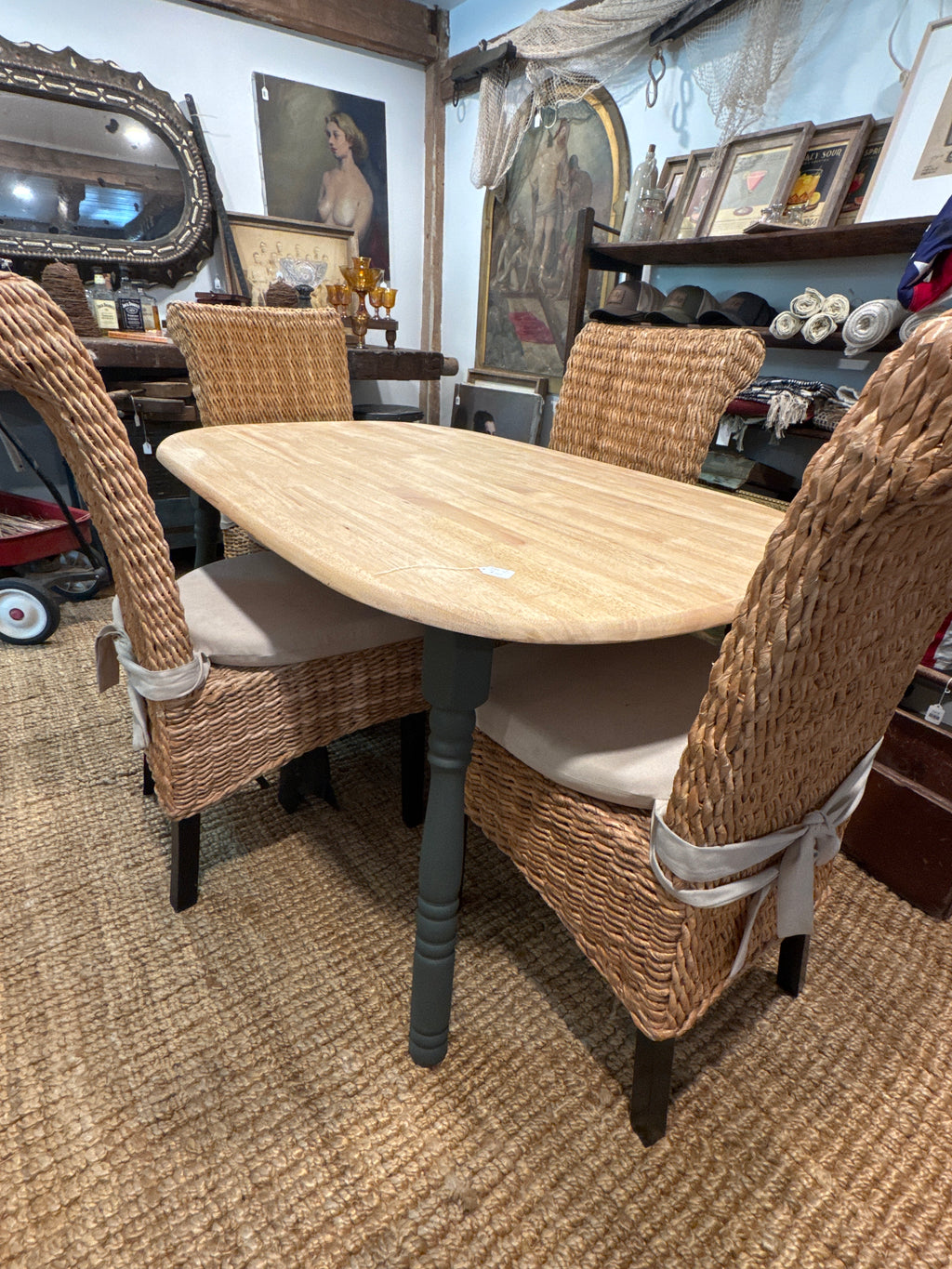 Refinished Maple Kitchen Table