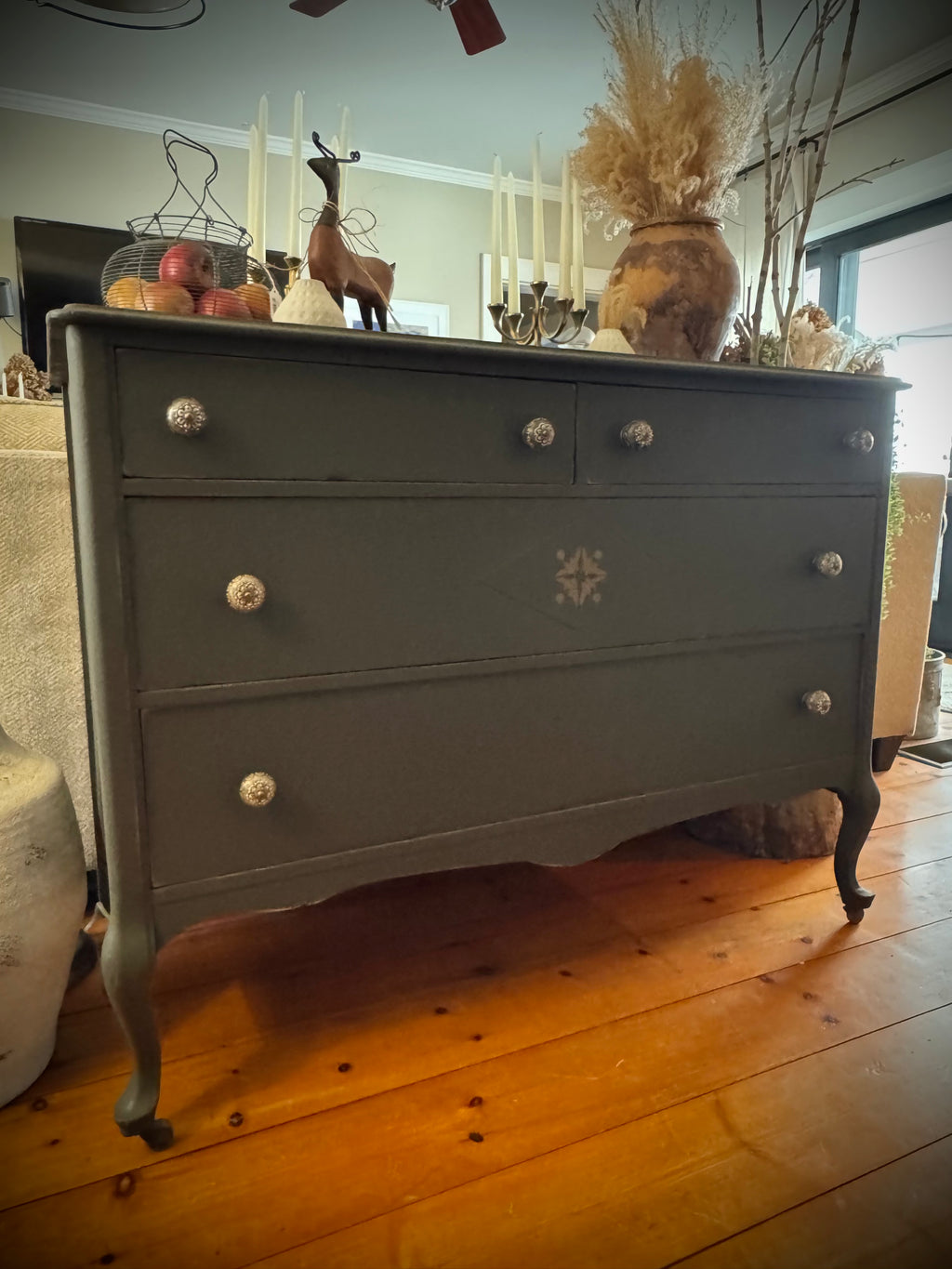 Vintage Sideboard Buffet Dresser