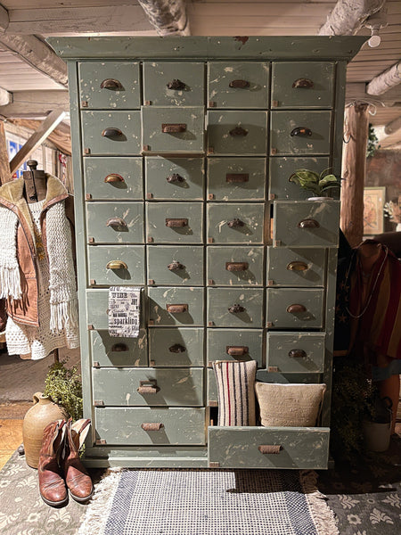 Apothecary with Antique Drawer Pulls