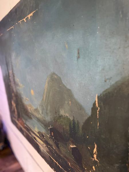 19th Century Oil on Canvas Painting