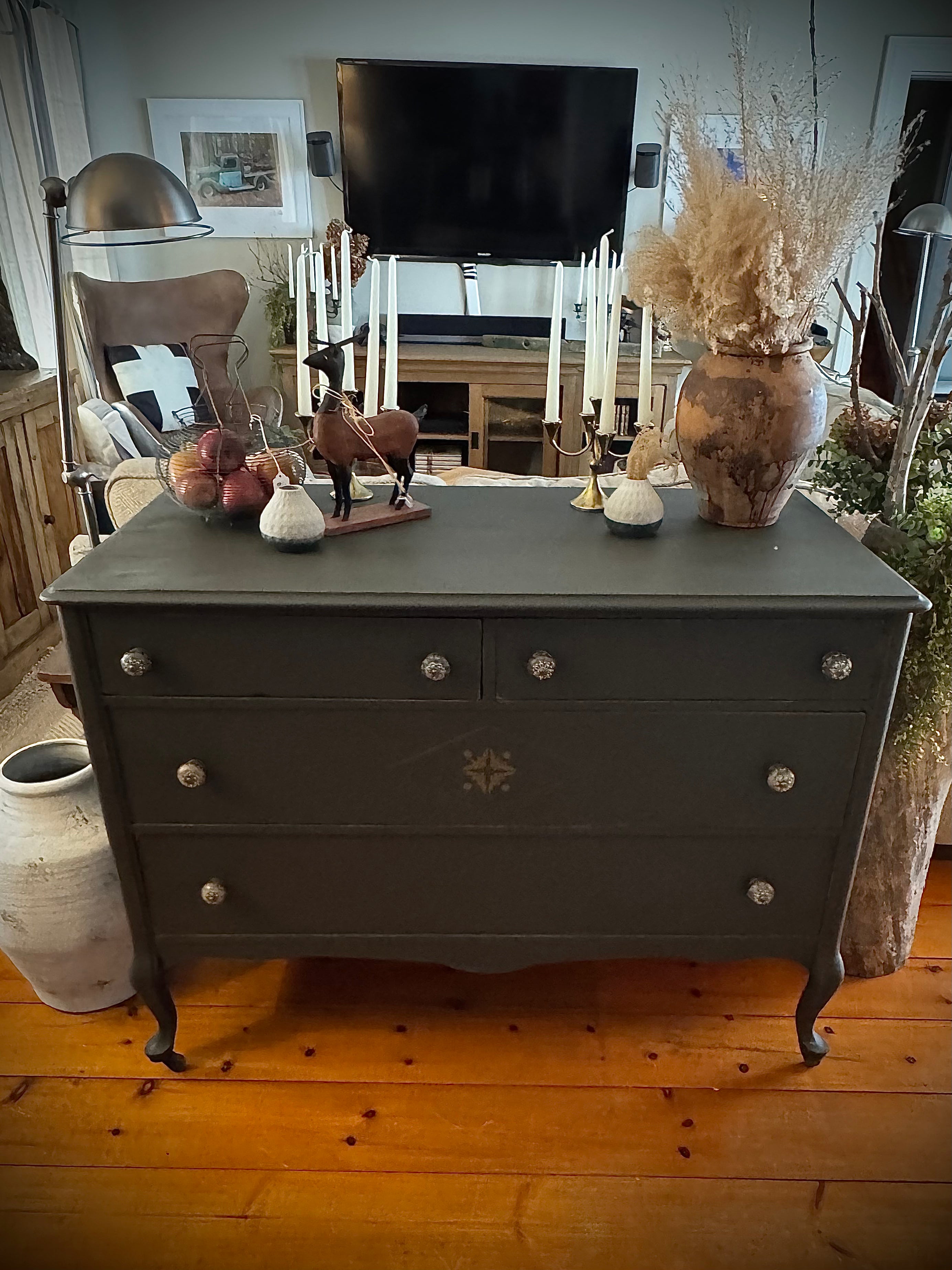 Vintage Sideboard Buffet Dresser
