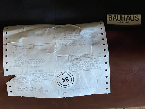 Leather Bauhaus Club Chair