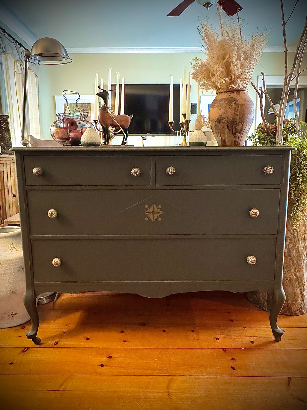 Vintage Sideboard Buffet Dresser