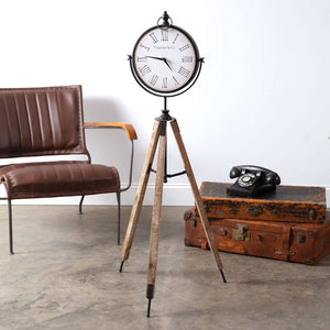 Tripod Floor Clock