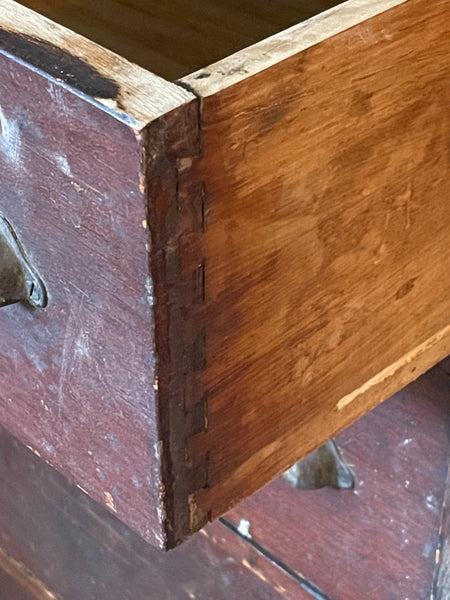 Antique Oak General Store Cabinet – Apothecary Style
