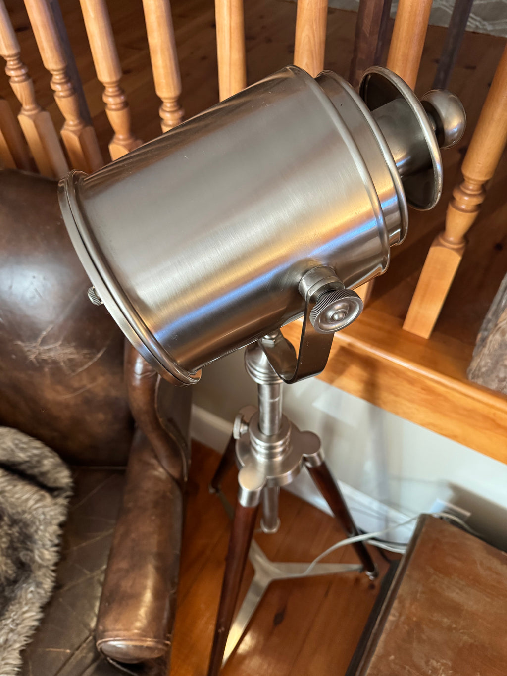 Pottery Barn Photographer's Adjustable Tripod Metal Floor Lamp (52"-73") – Lamps by The Olde 1840