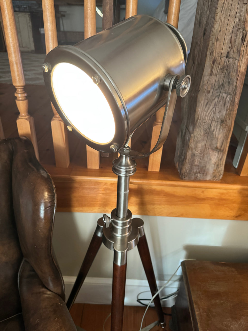 Pottery Barn Photographer's Adjustable Tripod Metal Floor Lamp (52"-73") – Lamps by The Olde 1840