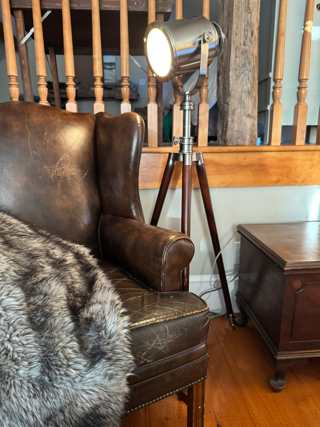 Pottery Barn Photographer's Adjustable Tripod Metal Floor Lamp (52"-73") – Lamps by The Olde 1840