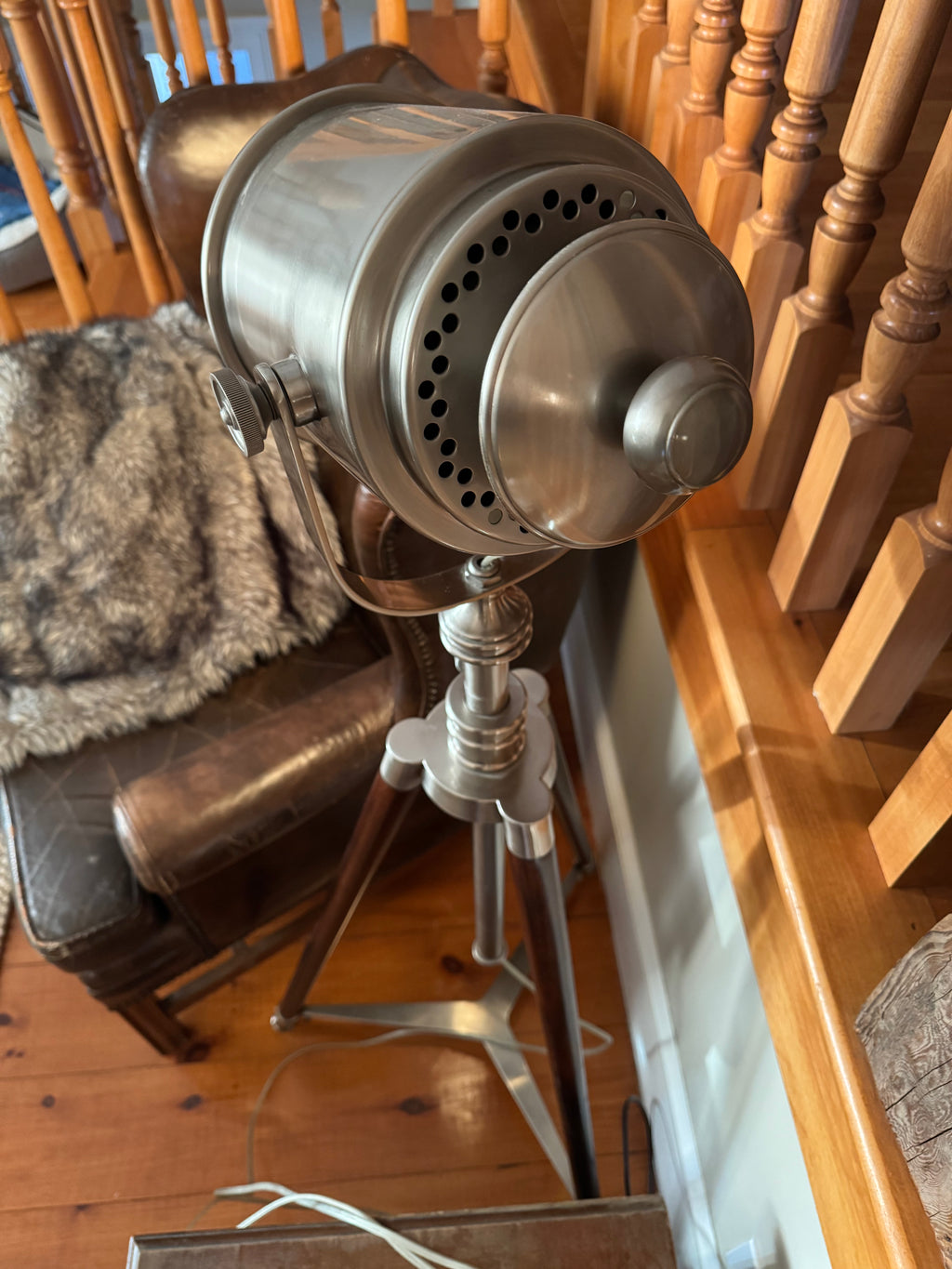 Pottery Barn Photographer's Adjustable Tripod Metal Floor Lamp (52"-73") – Lamps by The Olde 1840