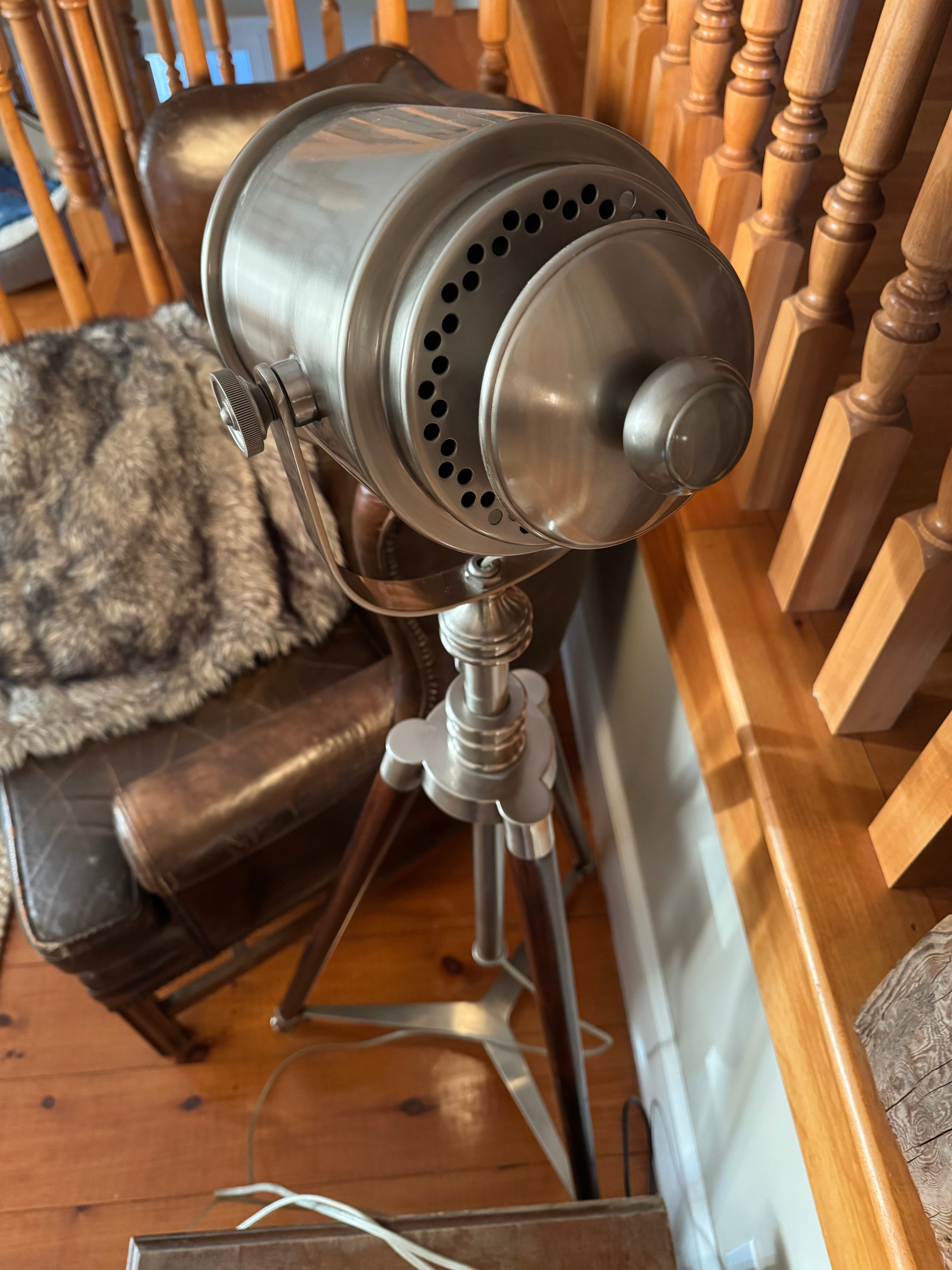 Pottery Barn Photographer's Adjustable Tripod Metal Floor Lamp (52"-73") – Lamps by The Olde 1840