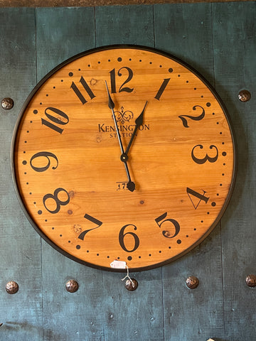 Kensington Station Wall Clock – 24”