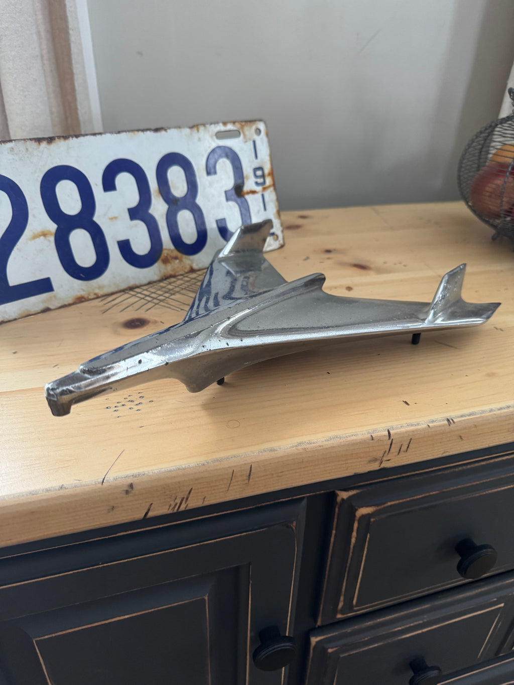 1956 Chevrolet Bel Air Jet Bird Hood Ornament OEM Chevy original 3731752C-2 Rare