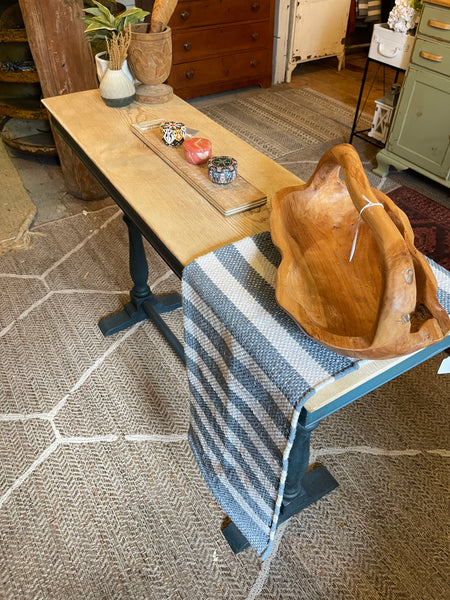 Accent Farmhouse Sofa/Entry Table
