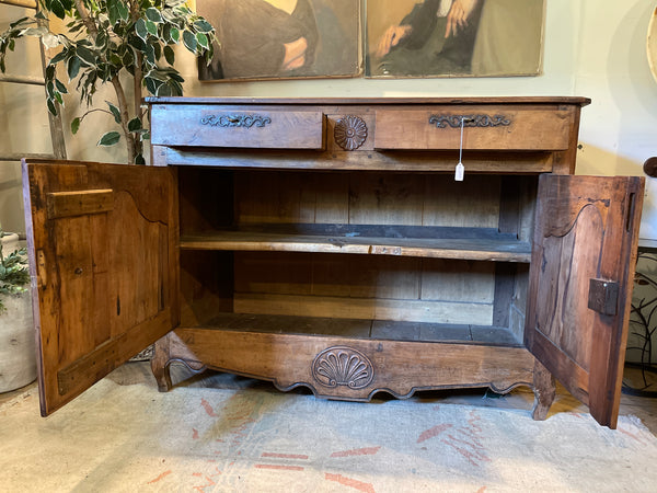18th Century Louis XV Country French Buffet with Original Hardware