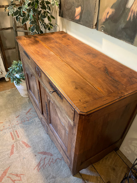 18th Century Louis XV Country French Buffet with Original Hardware