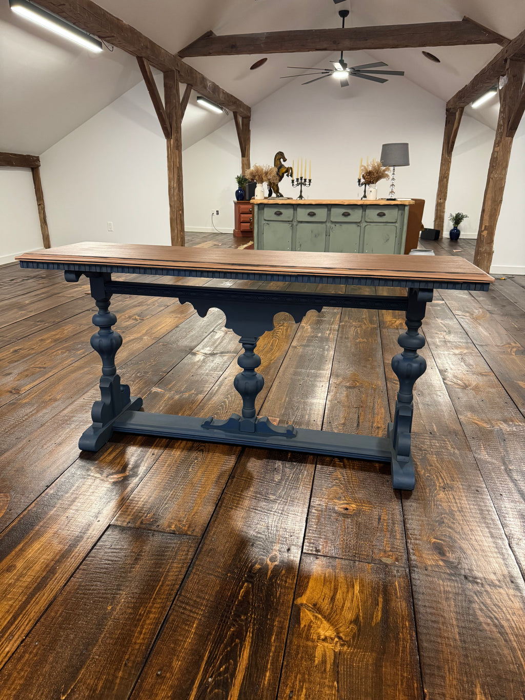 Dark Teal Console Table