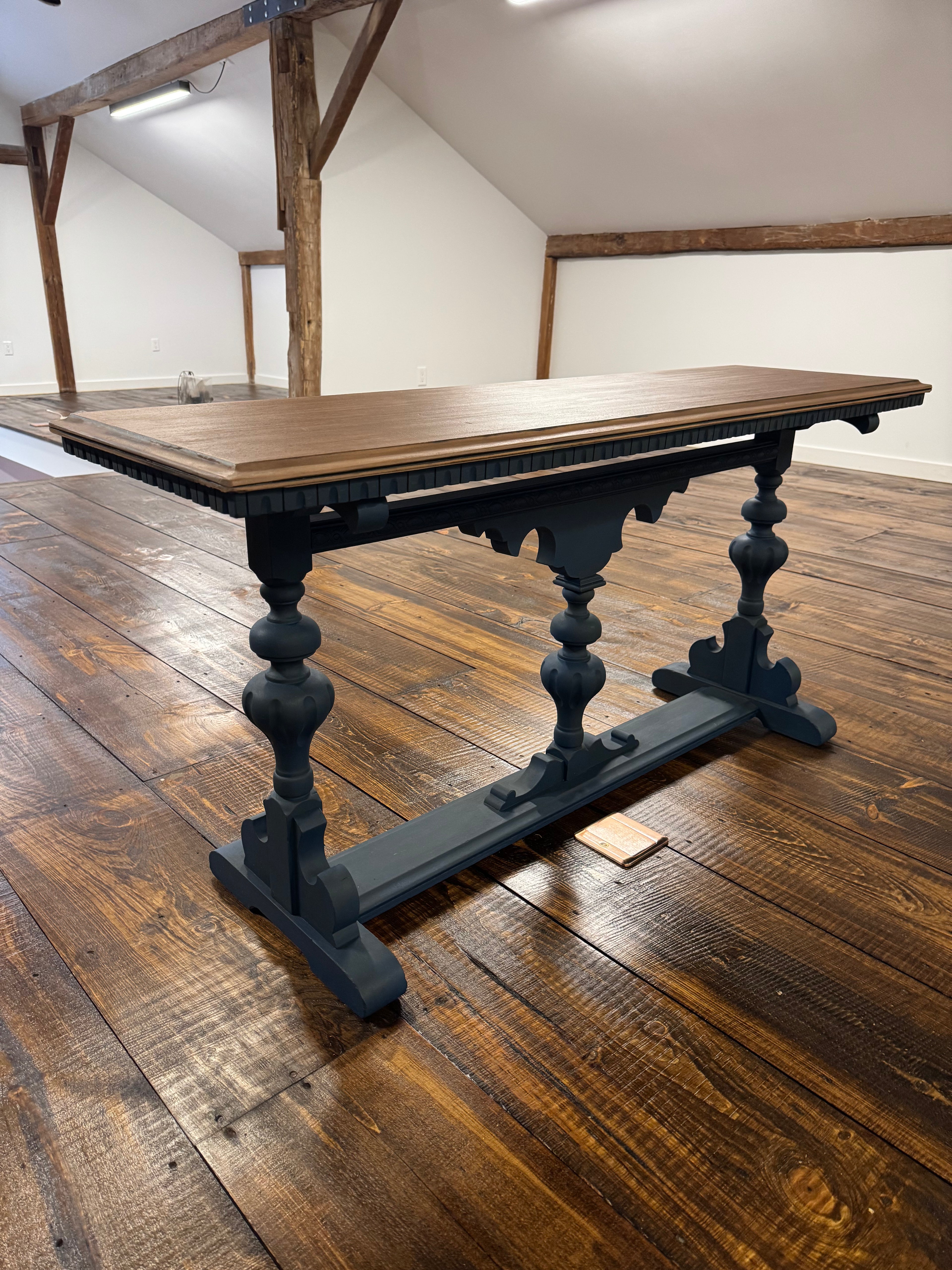 Dark Teal Console Table