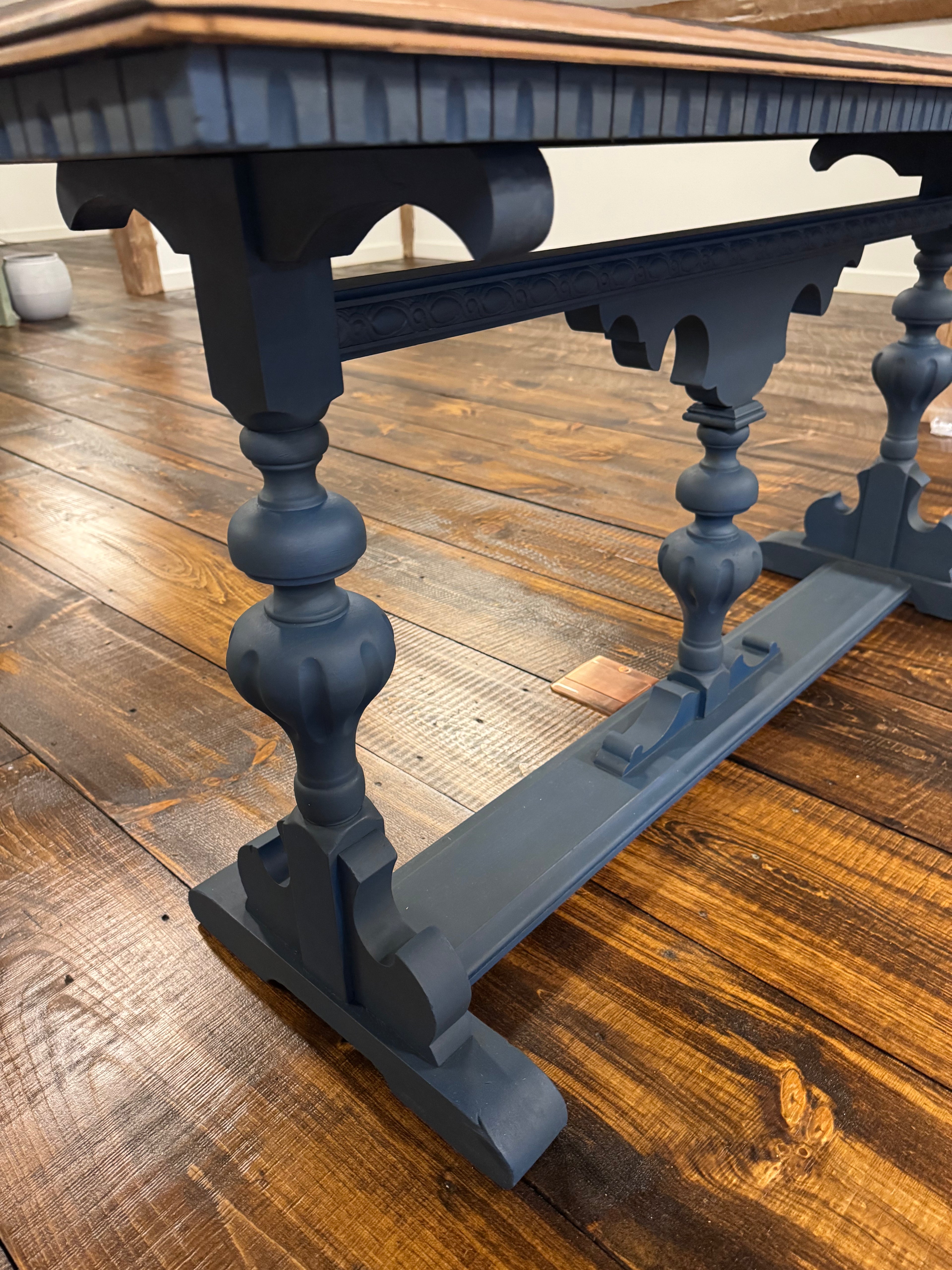 Dark Teal Console Table