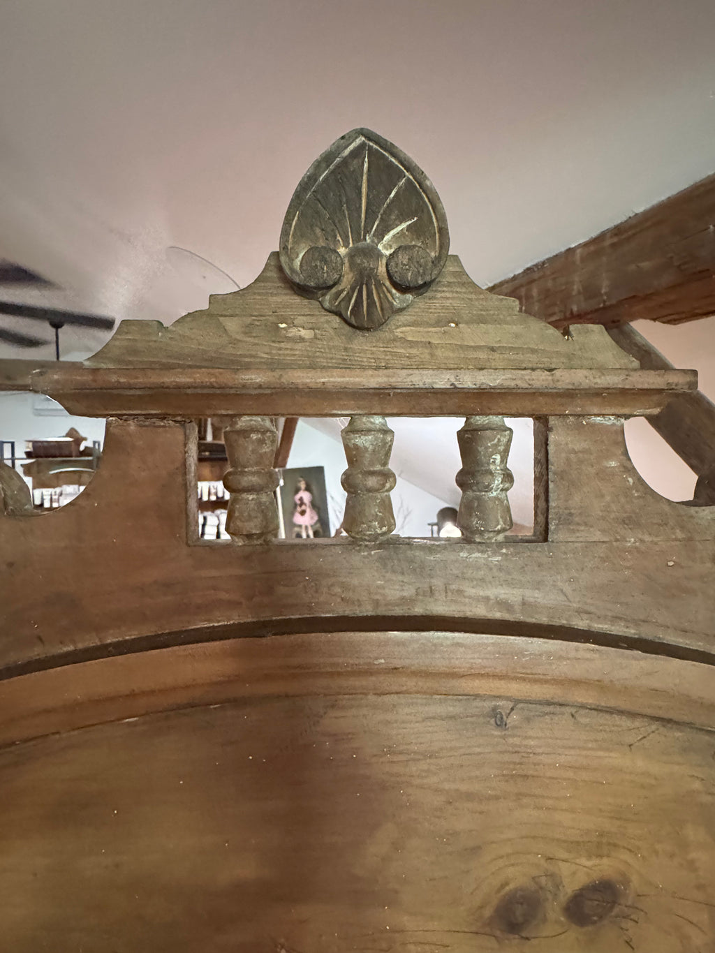 Antique Pine 4-Drawer Dresser | Handcrafted Dovetail Construction