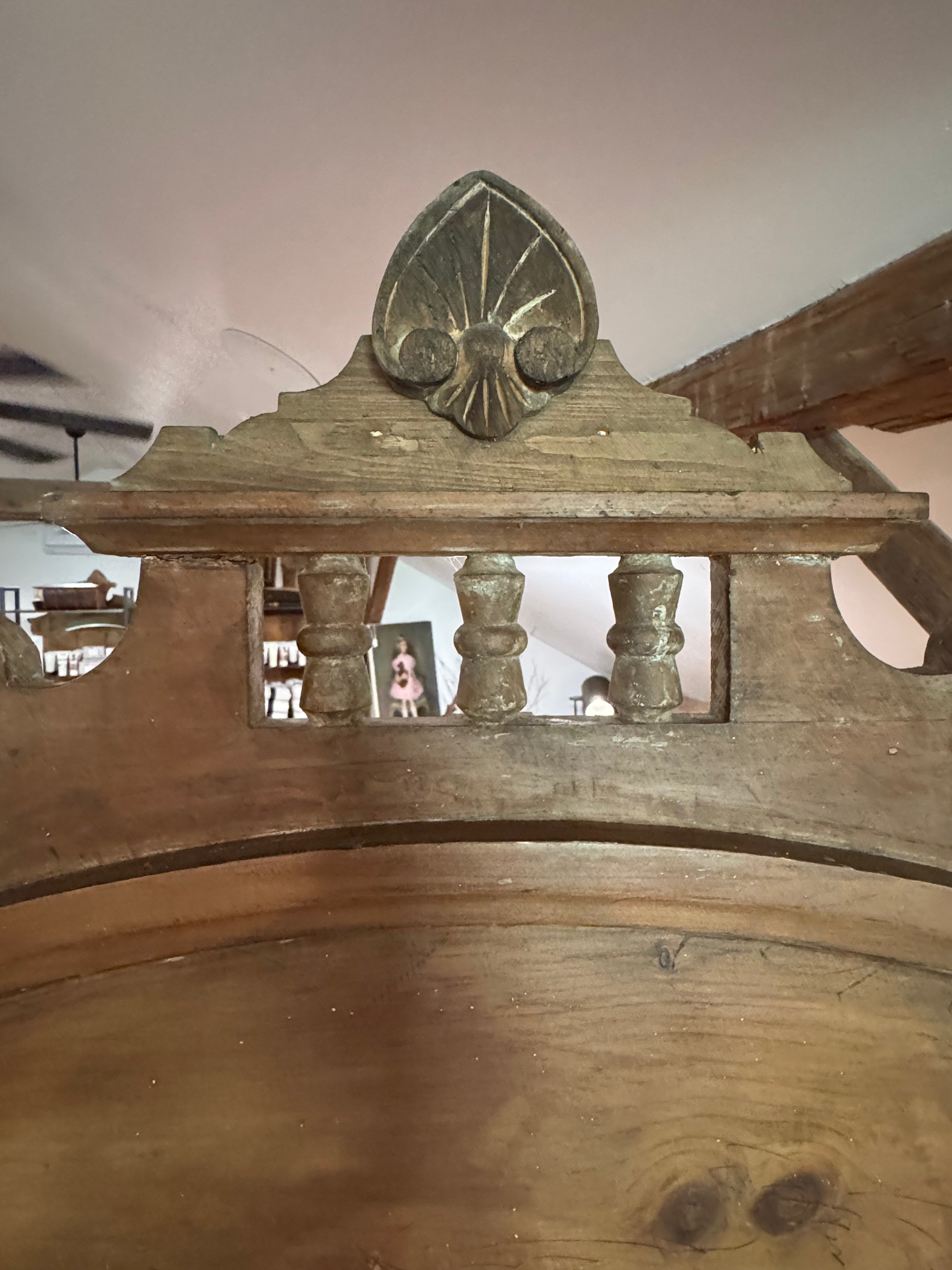 Antique Pine 4-Drawer Dresser | Handcrafted Dovetail Construction