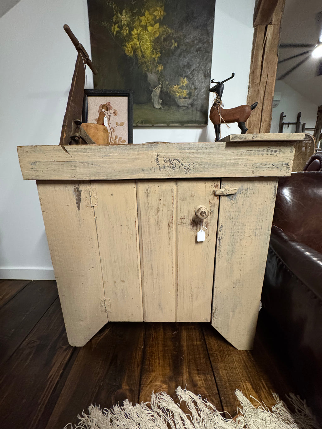 Antique Dry Sink Cabinet